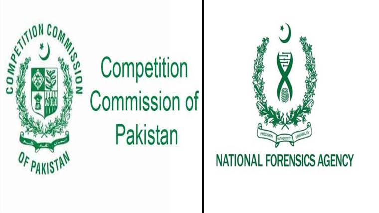 کمپٹیشن کمیشن اورنیشنل فارنزکس ایجنسی کے درمیان مفاہمتی یادداشت پر دستخط 