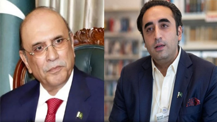 صدر زرداری سے لندن  میں بلاول بھٹو کی ملاقات 