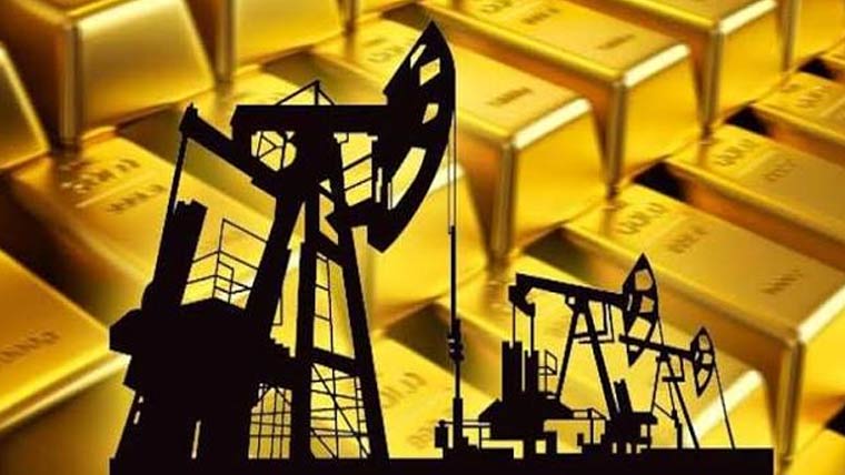 بین الاقوامی منڈی میں خام تیل  سونے اور اجناس کے نرخوں میں کمی