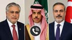  اسحاق ڈار کا سعودی اورترک وزرائے خارجہ سے ٹیلیفونک رابطہ 