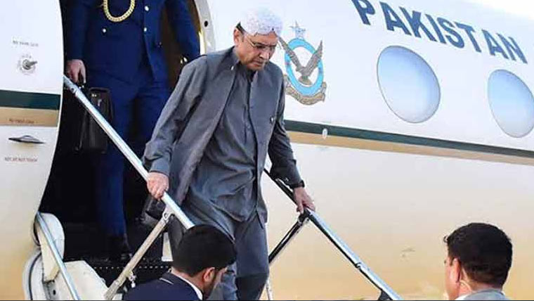 برطانیہ میں فلائٹ سسٹم میں خرابی ، صدر  زرداری کی پرواز بروقت روانہ نہ ہوسکی 