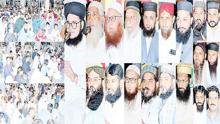 پلاننگ سے صحابہ بارے بارے ہرزہ سرائی جاری:مقررین