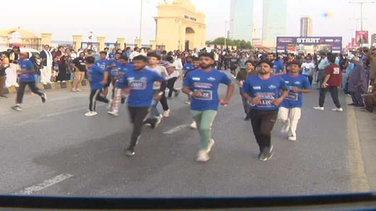 پاکستان میں پہلی مرتبہ یونٹی  میراتھن ریس، کرسچن کمیونٹی  کے سینکڑوں افراد شریک 
