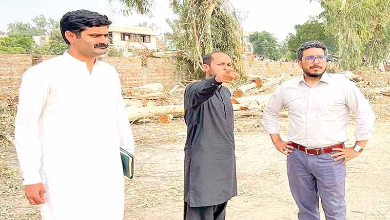 ڈپٹی کمشنر کا ممتاز پارک کا دورہ، تزئین و آرائش کا جائزہ