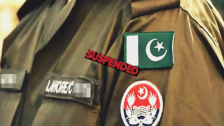 کرپشن:12روزمیں 178پنجاب پولیس اہلکارمعطل 
