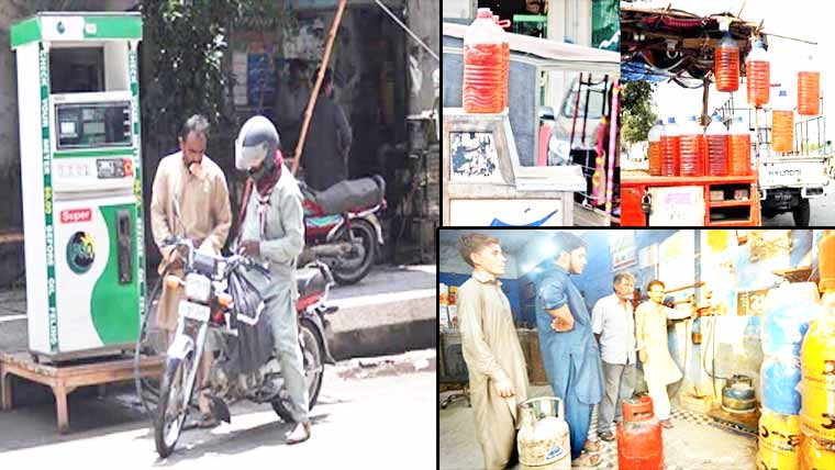 چناب نگر :منی پٹرول پمپس اور گیس ری فلنگ کا دھندا جاری
