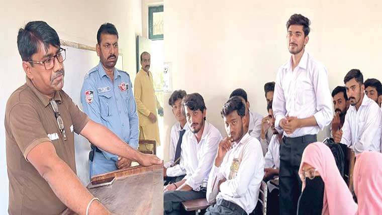  طلبا و طالبات کو ٹریفک قوانین، روڈ  سیفٹی اور ڈرائیونگ لائسنس کے اجرا  کے حوالے سے آگاہی لیکچر دیا گیا