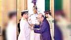 صدر مملکت نے انڈونیشین امیر البحر  کو نشان امتیاز (ملٹری)عطا کیا