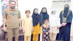 خاتون اور اسکے چار بچے سرگودھا سے بازیاب 