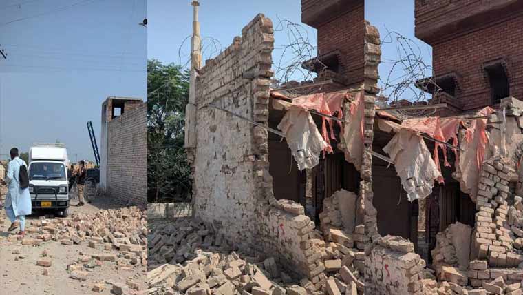 پشاور:متنی سرہ خورہ پولیس چوکی  کے باہر بم دھماکہ ، 2 اہلکار زخمی