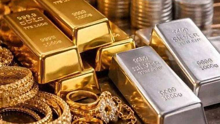 سونا 3800، چاندی 73روپے تولہ کم