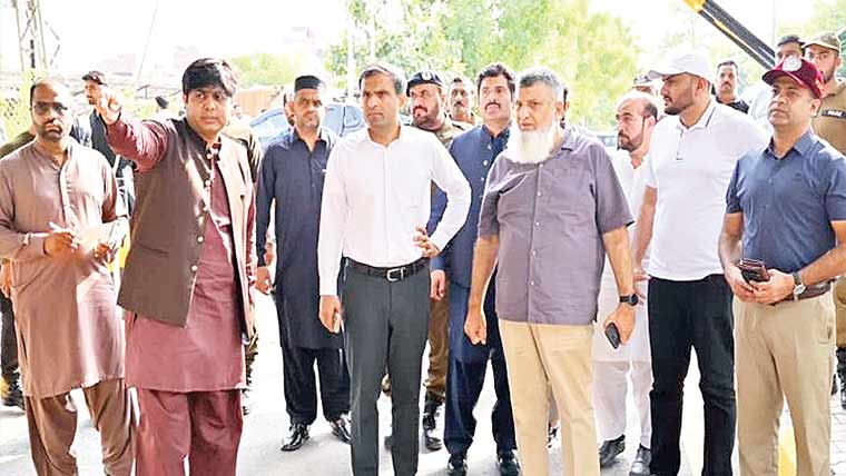  ایم ڈی کیٹ ، ڈپٹی کمشنر کا امتحانی مراکز کا دورہ، انتظامات دیکھے