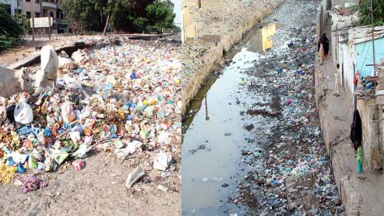  گندگی اور خراب سیوریج سسٹم سے امراض پھیلنے لگے
