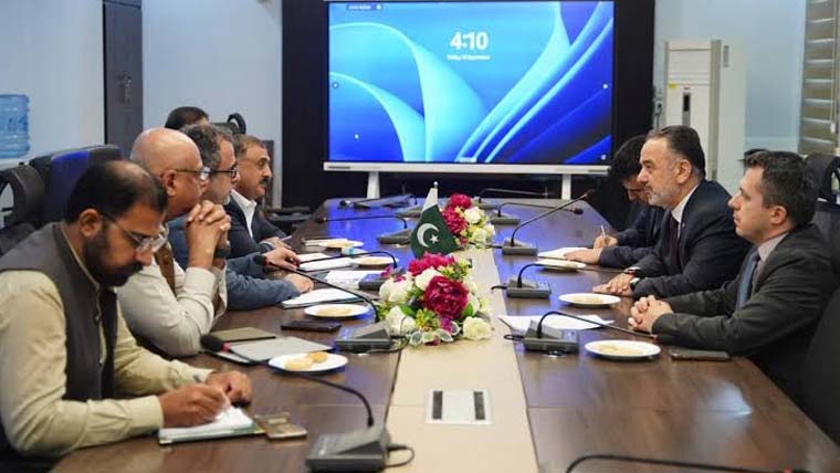  وزیر توانائی کی ترک سفیر کوپاور  سیکٹر میں سرمایہ کاری کی دعوت