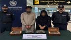  ایئرپورٹ پر منشیات اسمگلنگ کی بڑی کوشش ناکام، میاں بیوی گرفتار، 580 گرام چرس برآمد