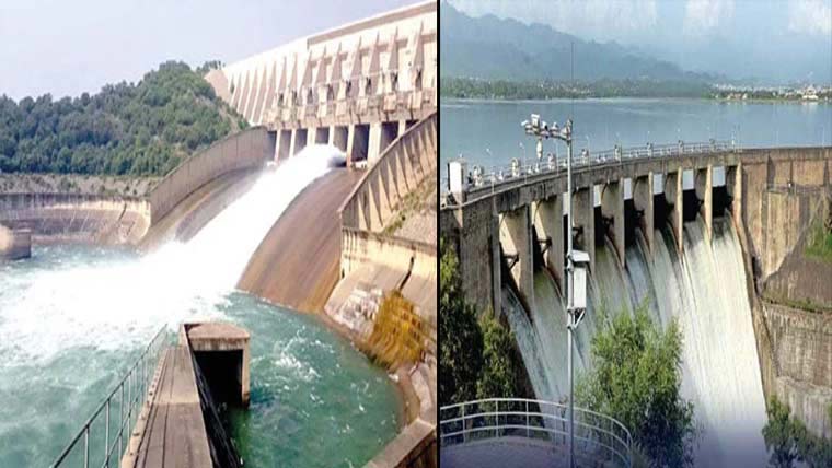 تربیلا، منگلا،چشمہ میں پانی کا ذخیرہ ایک کروڑ 5لاکھ 25ہزار ایکڑ فٹ تک پہنچ گیا 