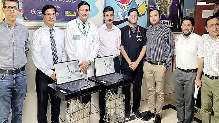 جنرل ہسپتال کی ورکنگ  کو پیپرلیس بنانے کا آغاز 