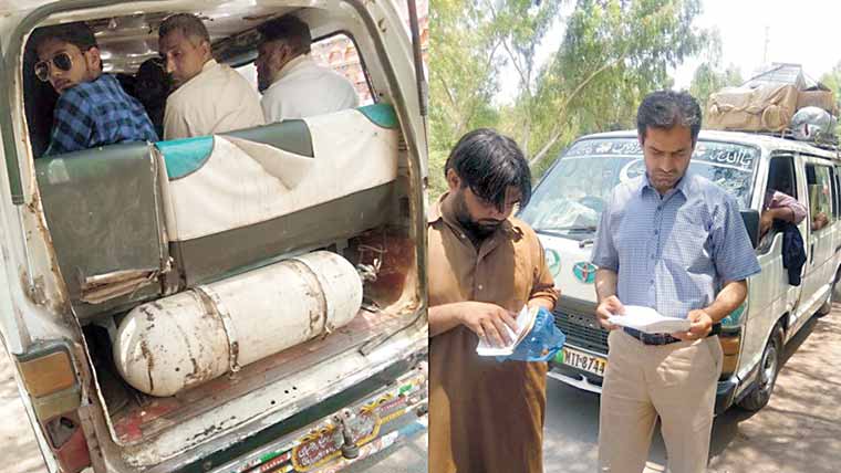 ویگنوں میں لگانے پر 3ڈرائیور گرفتار 