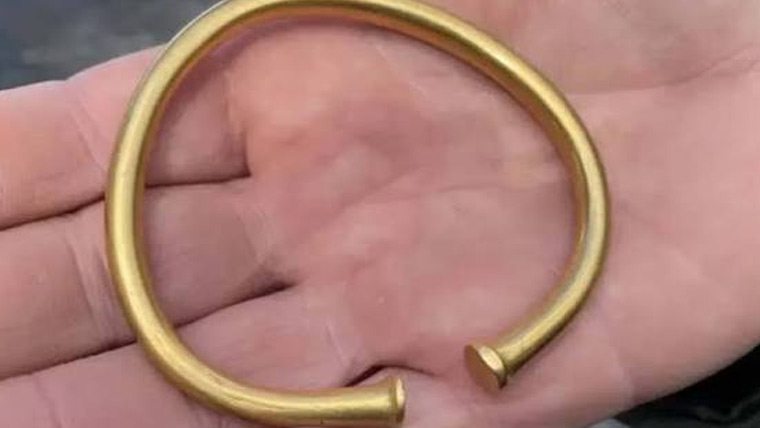 ویلز میں کھیت سے 3ہزار سال قدیم سونے کاکنگن برآمد 