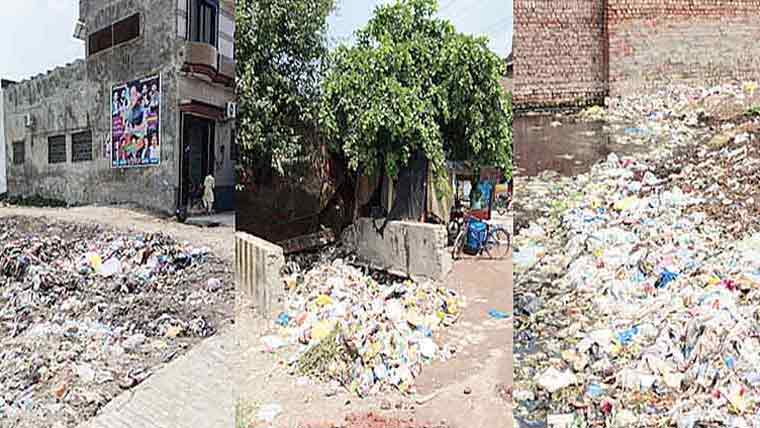 علی پورچٹھہ:صفائی کی صورتحال ابتر،گلی محلوں میں کچرے کے ڈھیر،شہریوں  کا  احتجاج