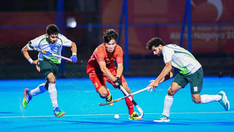 ایشین گیمز ہاکی ،پاکستان نے چین کو 3-0سے پچھاڑ دیا 