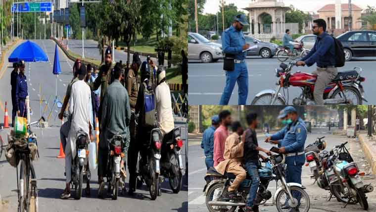  چالان مہم ، شہریوں کے تحفظات ، بیریئرز سے ٹریفک متاثر
