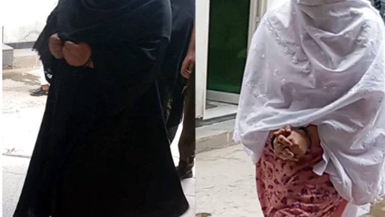 راولپنڈی:ملکی تاریخ میں پہلی بار خواتین ملزمان کو ہتھکڑیاں 