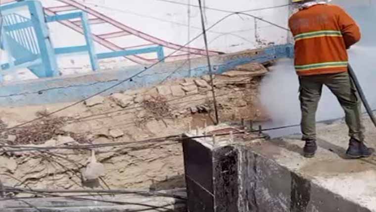 ہائی ٹینشن کیبلز میں آتشزدگی  ایک شخص جھلس کر جاں بحق