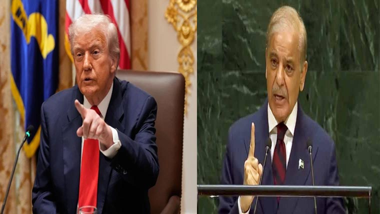بھارتی جارحیت پر پاکستان کے  موقف کی حمایت، ٹرمپ نے شہبازشریف کا بیان شیئر کردیا