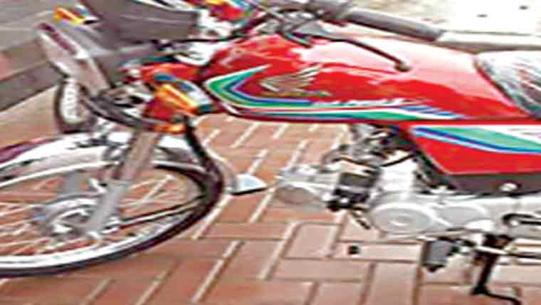  موٹرسائیکل سوار گرفتار