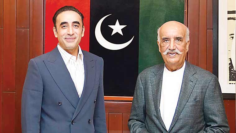 بلاول بھٹوسے شرجیل میمن،خورشید شاہ،نویدقمرکی ملاقاتیں