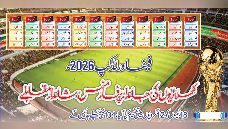 فیفا ورلڈ کپ 2026:کھلاڑیوں کی جاندار پرفارمنس ،شاندار مقابلے