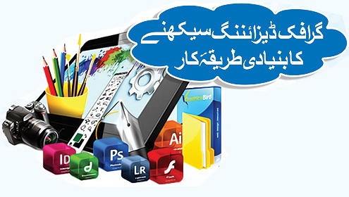 گرافک ڈیزائننگ سیکھنے کا بنیادی طریقۂ کار