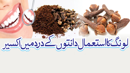 لونگ کا استعمال دانتوں کے درد میں اکسیر