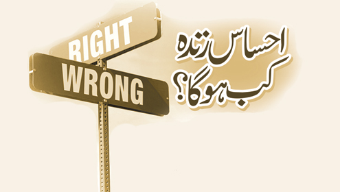 احساس زندہ کب ہو گا؟