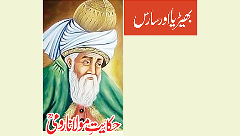 حکایت ِ مولانا رومی , بھیڑیا اور سارس