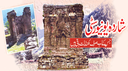 شاردہ یونیورسٹی جس کے اب صرف کھنڈر ات باقی ہیں