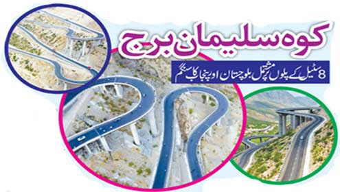 کوہ سلیمان برج:8 سٹیل کے پلوں پر مشتمل بلوچستان اور پنجاب کا سنگم