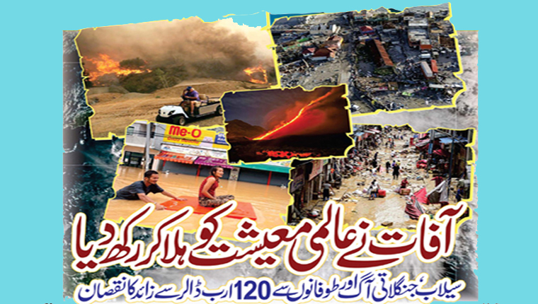 آفات نے عالمی معیشت کو ہلا کر رکھ دیا