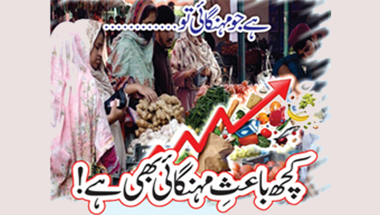 ہے جو مہنگائی تو…… کچھ باعثِ مہنگائی بھی ہے!