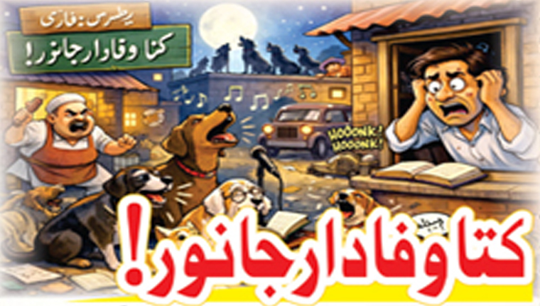 کتا وفادار جانور !