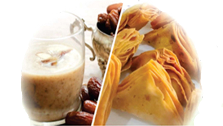 رمضان کےمشروب و پکوان:ورقی سموسے