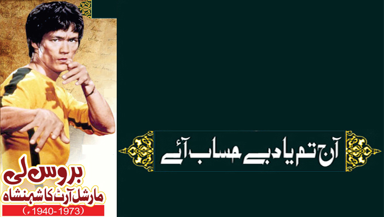 آج تم یاد بے حساب آئے!بروس لی :مارشل آرٹ کا شہنشاہ (1973-1940ء)