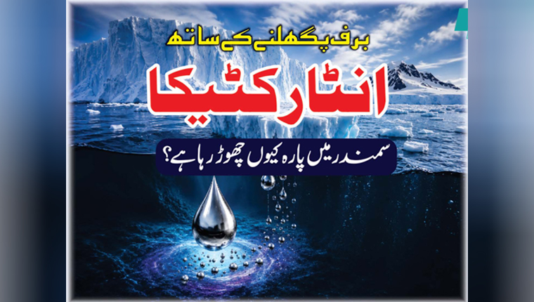 برف پگھلنے کے ساتھ انٹارکٹیکا سمندر میں پارہ کیوں چھوڑ رہا ہے؟