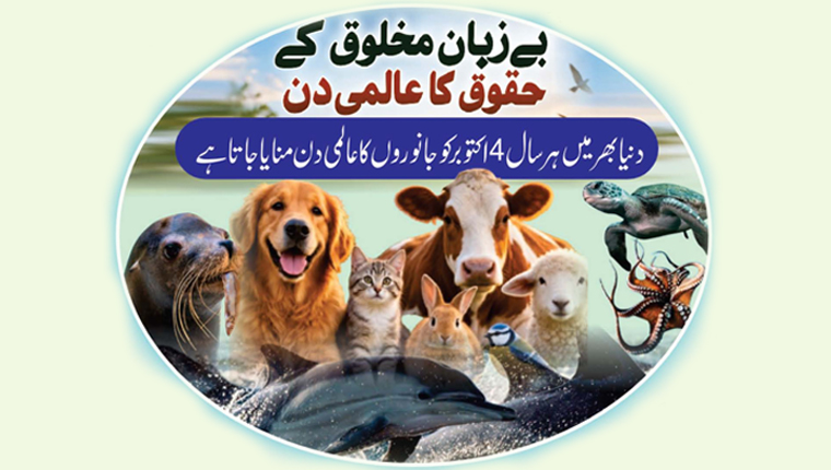بے زبان مخلوق کے حقوق کا عالمی دن