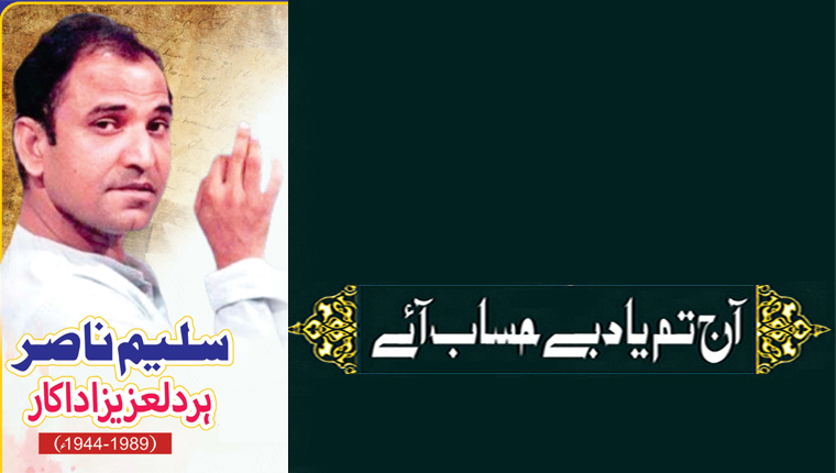 آج تم یاد بے حساب آئے!سلیم ناصر: ہر دلعزیز اداکار (1989-1944ء)