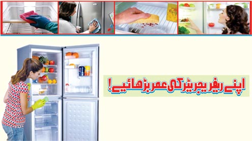 اپنے ریفریجریٹر کی عمر بڑھایئے !