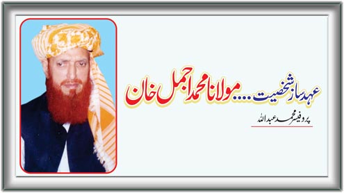 عہدسازشخصیت ... مولانا محمد اجمل خان 